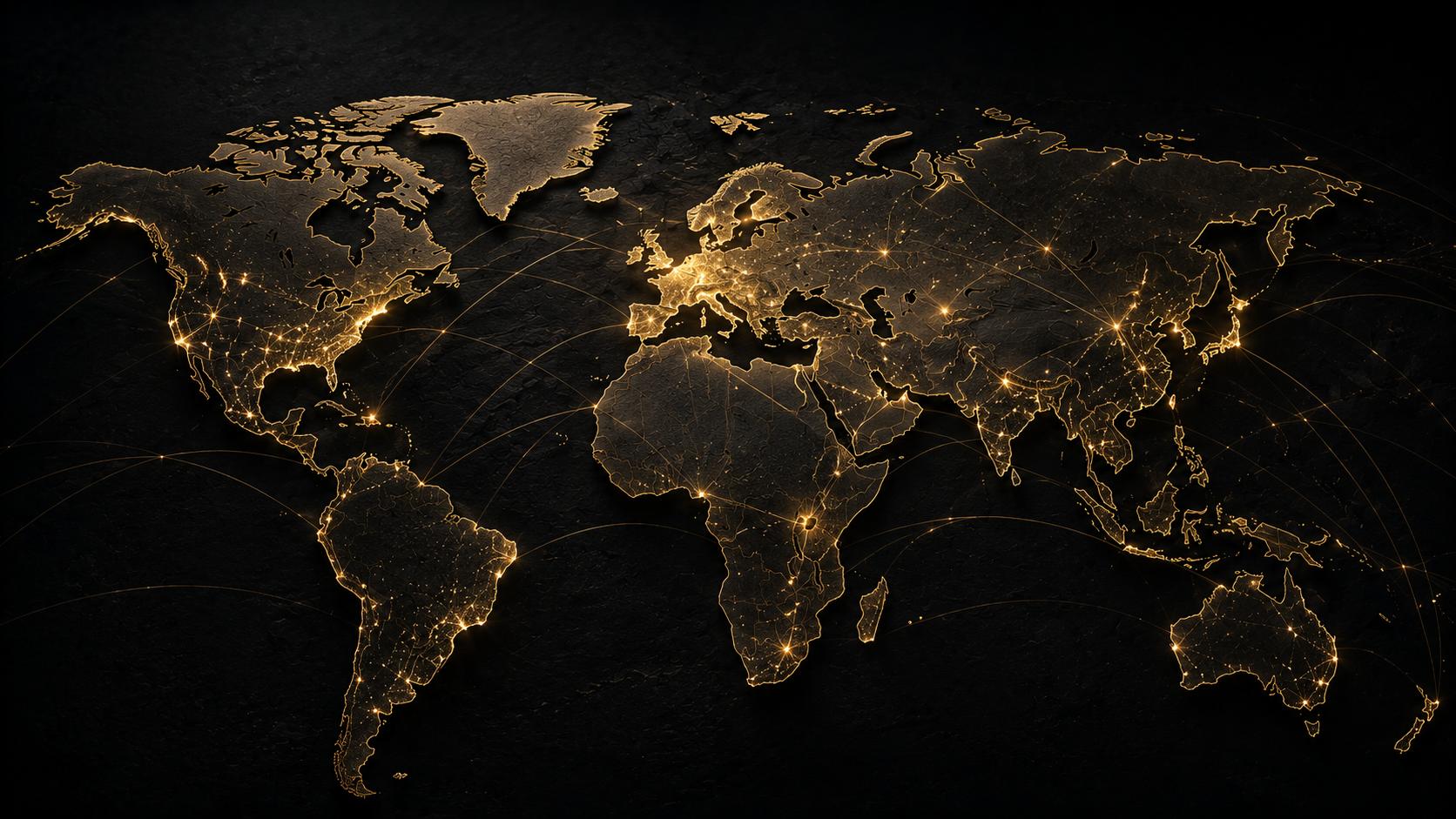 Global markets map